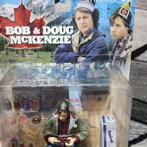 BOB & DOUG MCKENZIE 2000 DOUG FIGURINE STRANGE BREW SET MCFARLANE TOYS PRICE F